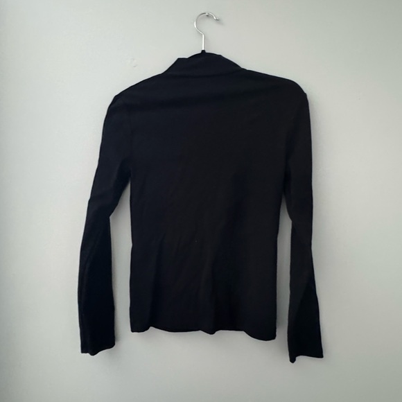 Banana Republic Black Long Sleeve Top - Picture 7 of 8